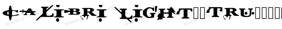 Calibri Light-常规Tru字体转换